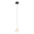Nona Modern LED Pendant - 1 LightMatte BlackBlushlighting
