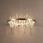 Nora Round Crystal Pendant Light - Ø31.5" × H9.8" (Ø80 × H25 cm)Blushlighting
