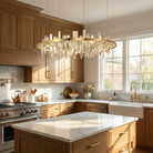 Nora Round Crystal Pendant Light - Ø39.4" × H9.8" (Ø100 × H25 cm)Blushlighting