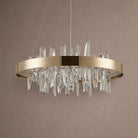 Nora Round Crystal Pendant Light - Ø23.6" × H9.8" (Ø60 × H25 cm)Blushlighting