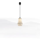Nordic Alabaster and Brass Minimalist Pendant Light - Style CBlushlighting