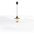 Nordic Alabaster and Brass Minimalist Pendant Light - Style BBlushlighting