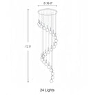 Nordic Extra Large Minimalist Long Pendant Light for High Ceiling Staircase-