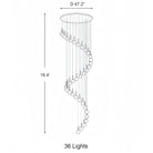 Nordic Extra Large Minimalist Long Pendant Light for High Ceiling Staircase-