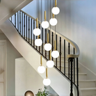 Nordic Extra Large Minimalist Long Pendant Light for High Ceiling Staircase-