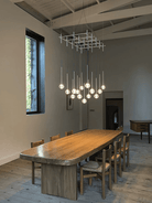 Nordic Minimalist Clear Ribbed Glass Globe Pendant Light - One LightMatte BlackWarm LightBlushlighting