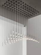 Nordic Minimalist Clear Ribbed Glass Globe Pendant Light - One LightMatte BlackWarm LightBlushlighting