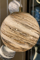 Nordic Planet Creative Long Ball Pendant Chandelier Staircase Foyer - 6 Lights: D11.8"*H78.7"Blushlighting