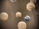 Nordic Planet Creative Long Ball Pendant Chandelier Staircase Foyer - 6 Lights: D11.8"*H78.7"Blushlighting