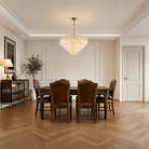 Notturno Crystal Crown Chandelier - Φ600*H380mm/13LBlushlighting
