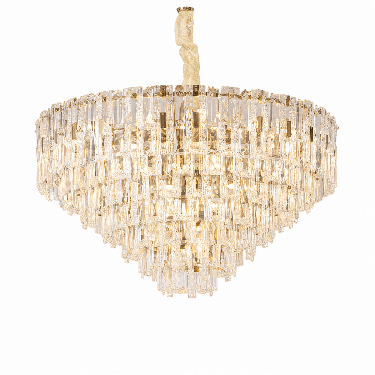 Notturno Crystal Crown Chandelier - Φ600*H380mm/13LBlushlighting