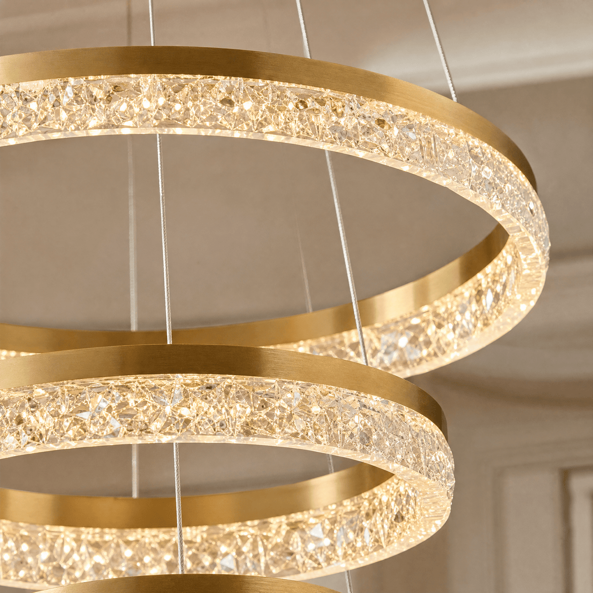 Ocean Star Modern Sculptural Ring Chandelier - Blushlighting