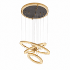 Octagonal Halo Chandelier - Blushlighting