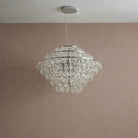 Opulence Modern Glass Chandelier 31" - Ø31.5" × H25.6" (Ø80 × H65 cm) – Gold + Frosted GlassBlushlighting