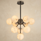 Orb Cluster Alabaster Pendant Light - Blushlighting