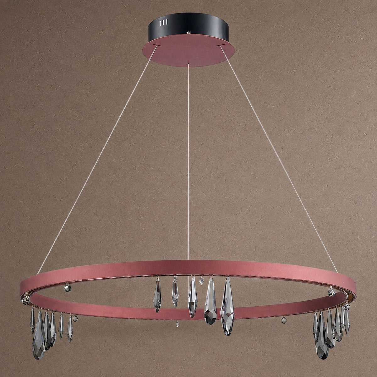 Orbit Crystal Chandelier - Ø22.4" × H5.3" (Ø57 × H13.5 cm)Blushlighting