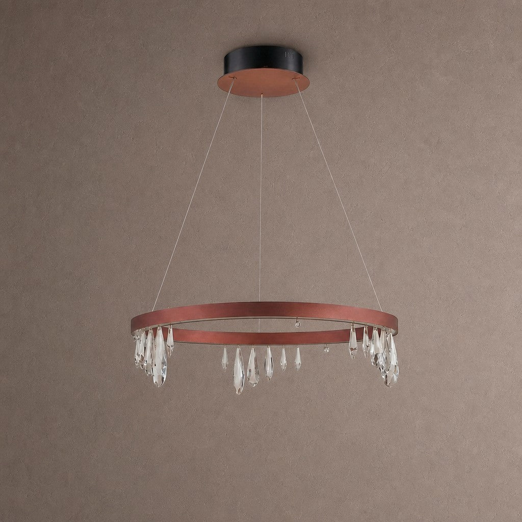 Orbit Crystal Chandelier - Ø22.4" × H5.3" (Ø57 × H13.5 cm)Blushlighting