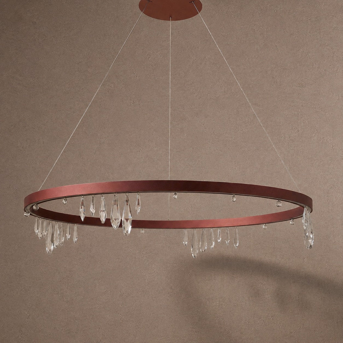 Orbit Crystal Chandelier - Ø39.4" × H5.3" (Ø100 × H13.5 cm)Blushlighting