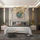 Orbit Crystal Ring Chandelier 31.5" - Ø31.5" × H12.6" (Ø80 × H32 cm)Blushlighting