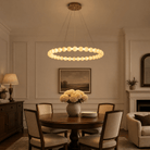 Orbita Foyer Modern Chandelier - D600Blushlighting