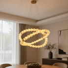 Orbita Foyer Modern Chandelier - D600Blushlighting