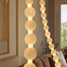 Orbita Modern Alabaster Pearl Chain Chandelier - Blushlighting