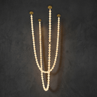 Orbita Modern Alabaster Pearl Chain Chandelier - Blushlighting