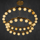 Orbita Modern Round Ring Chandelier - D600Blushlighting