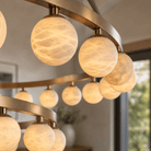 Orbita Modern Round Ring Chandelier - D600Blushlighting