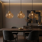 Organic 12" Pendant - CLEARbrassBlushlighting