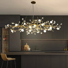 Orgi Statement Linear Branch Chandelier - Gold47.24"(120cm)Warm white 3000KBlushlighting