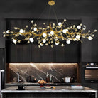 Orgi Statement Linear Branch Chandelier - Gold47.24"(120cm)Warm white 3000KBlushlighting