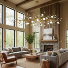 Orgi Statement Linear Branch Chandelier - Gold47.24"(120cm)Warm white 3000KBlushlighting