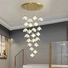 Orlani Bloom Cascade Stairs Chandelier - 7 - light A Size: ∅ 11.8″ x H 59.1″Blushlighting