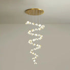 Orlani Bloom Cascade Stairs Chandelier - Blushlighting