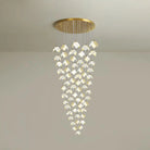 Orlani Bloom Cascade Stairs Chandelier - Blushlighting