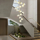 Orlani Bloom Cascade Stairs Chandelier - Blushlighting
