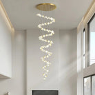 Orlani Bloom Cascade Stairs Chandelier - Blushlighting