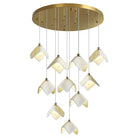 Orlani Bloom Cascade Stairs Chandelier - Blushlighting
