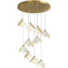 Orlani Bloom Cascade Stairs Chandelier - Blushlighting