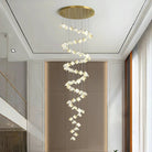 Orlani Bloom Cascade Stairs Chandelier - Blushlighting