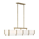 Orleans Linear Alabaster Linear Chandelier - Distressed Gold58.3”Blushlighting