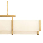 Orleans Linear Alabaster Linear Chandelier - Distressed Gold44.4”Blushlighting