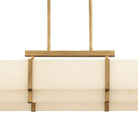 Orleans Linear Alabaster Linear Chandelier - Black Cashmere58.3”Blushlighting