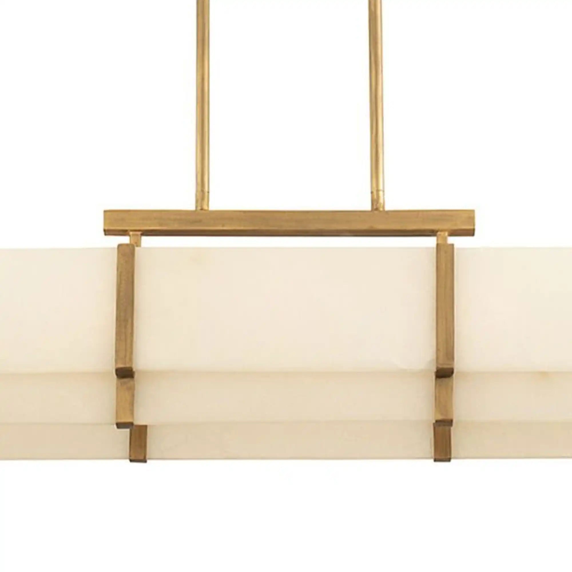 Orleans Linear Alabaster Linear Chandelier - Black Cashmere58.3”Blushlighting