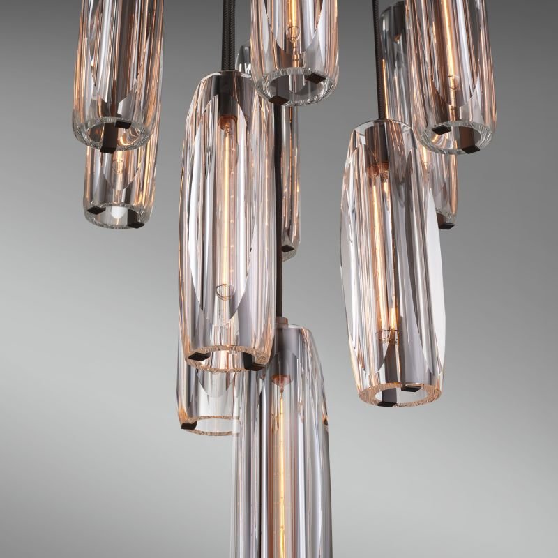 Osleride 10 Light Circular Chandelier - Blushlighting