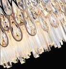 Oversized Multi - layers Luxury Creative Art Crystal Chandelier for Foyer/Staircase/Hallway - 4 Layers:D31.5"*H51.2"Blushlighting