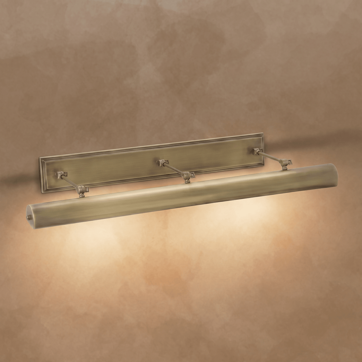 Oxford Picture Light 42" Wide 6-Light - Burnished BrassBlushlighting