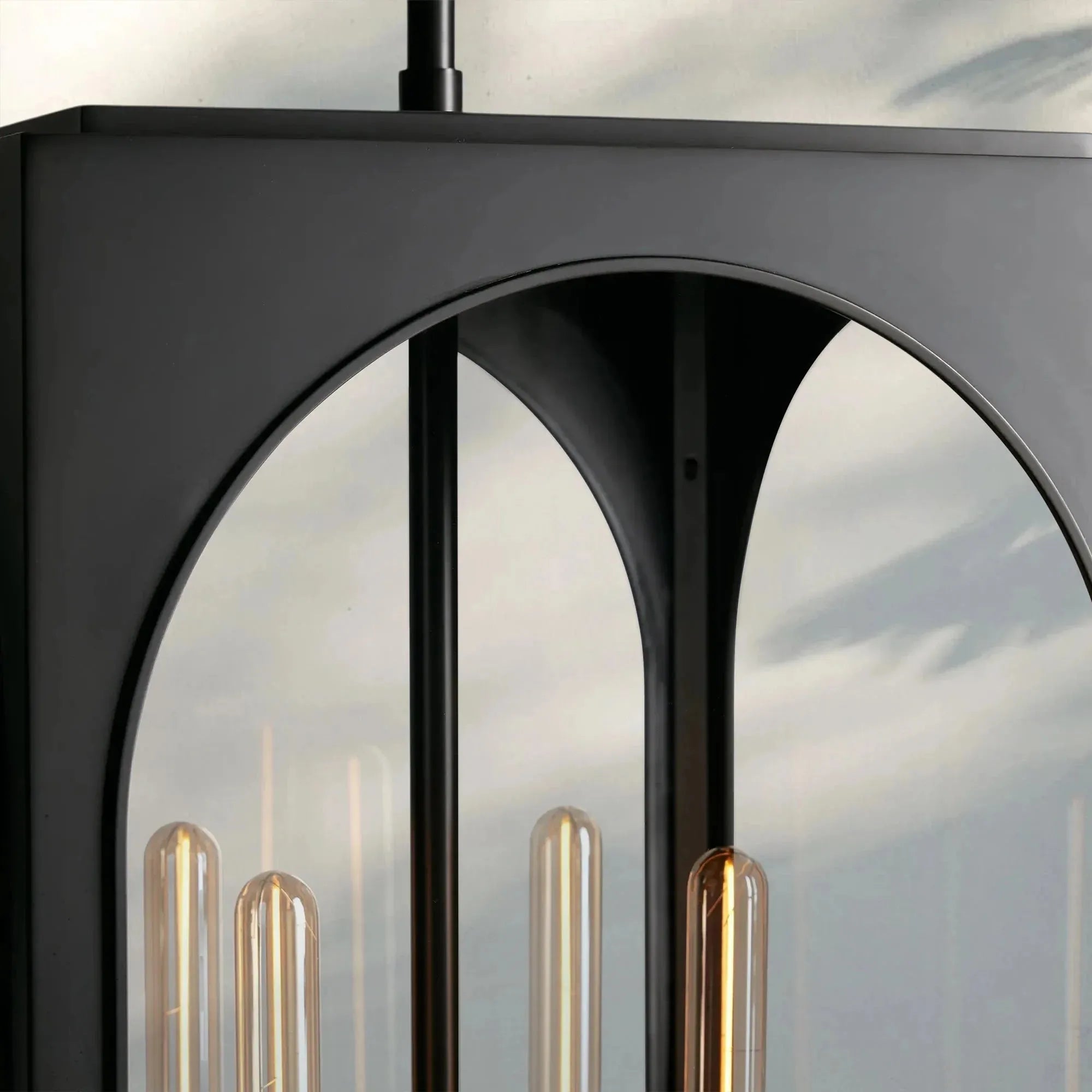 Palladian Outdoor Pendant - Brass28"HBlushlighting