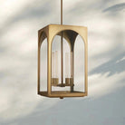 Palladian Outdoor Pendant - Brass18"HBlushlighting